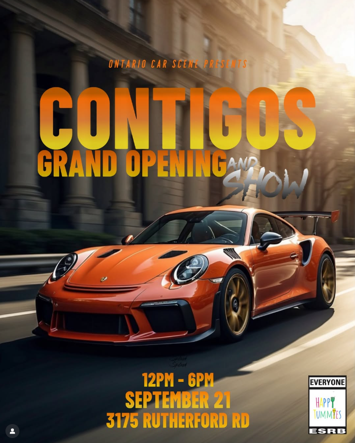 Contigo's - Grand Opening and Show flyer